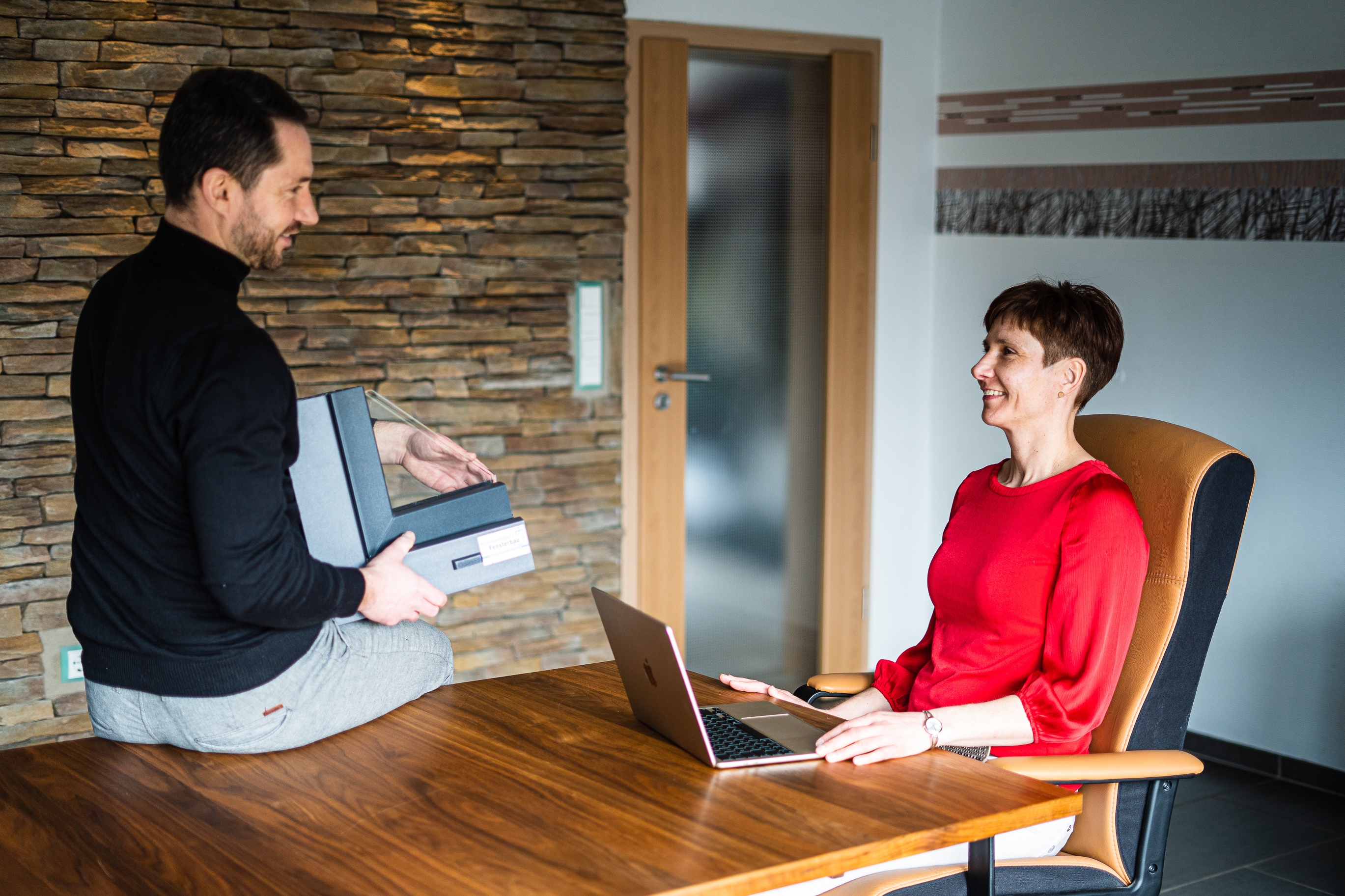 Geschäftsführung der Kirchheilinger Fensterbau GmbH im Gespräch