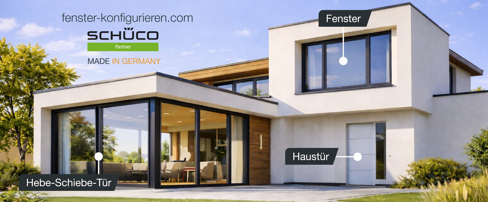 SCHÜCO Fenster und Türen nach Maß online konfigurieren – Kirchheilinger Fensterbau